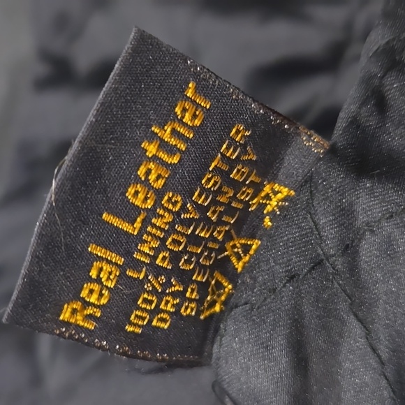 Bonus Leather Padded Double Zip Motorcycle Jacket - Picture 12 of 15